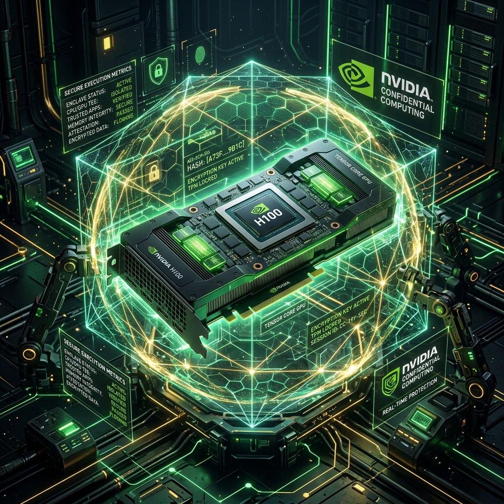 Nvidia Confidential GPU silicon layer security visualization